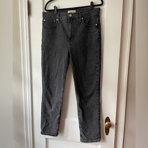 Madewell black jeans size 30, the perfect vintage jean
